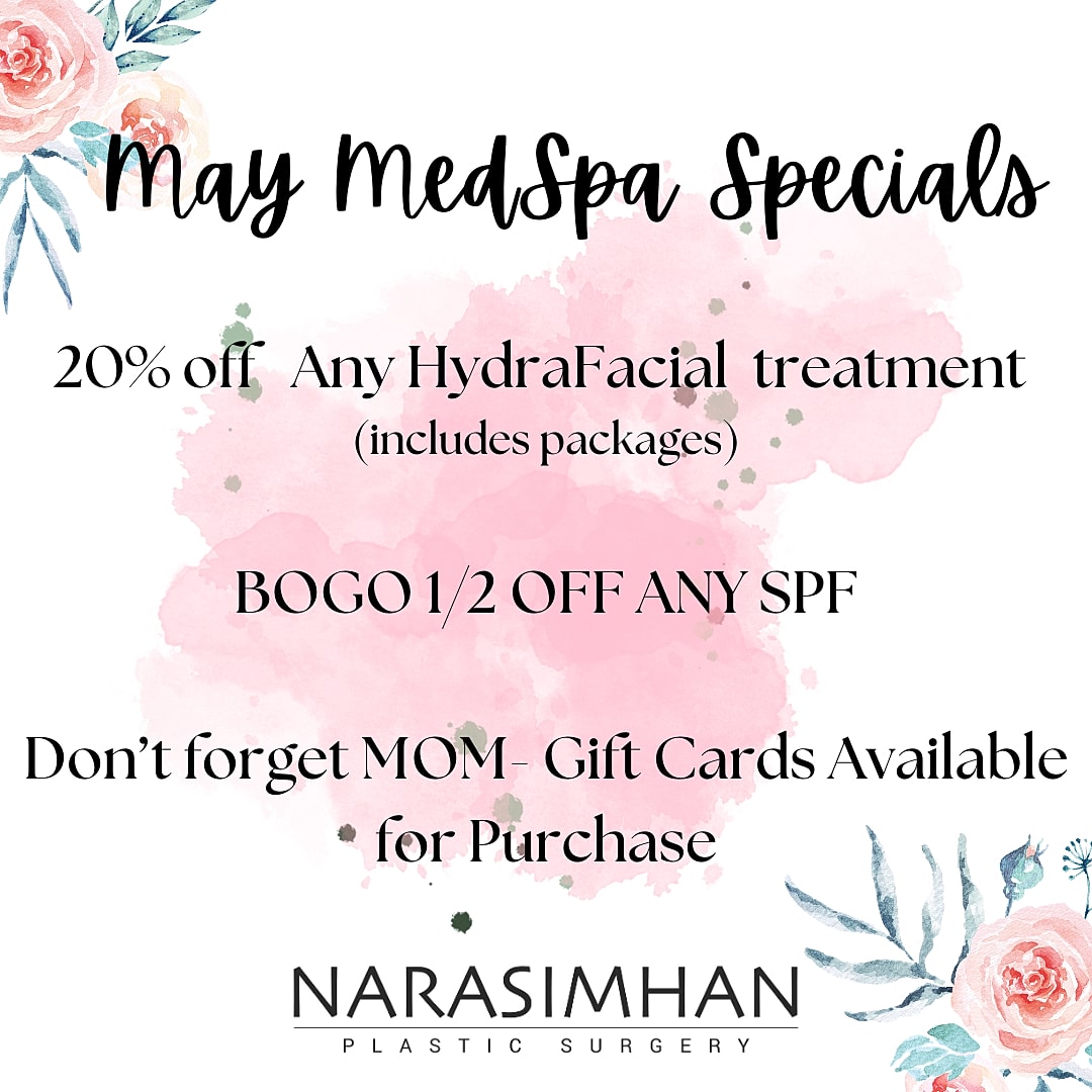 May MedSpa specials and discounts on treatments